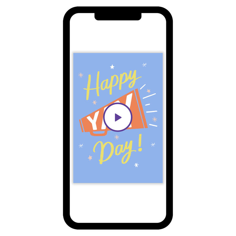 Happy Yay Day Megaphone Celebration eCard