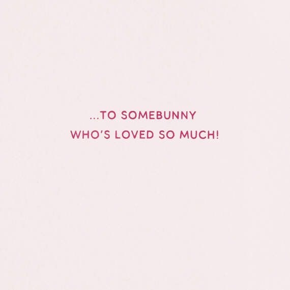 Somebunny Who's Loved Valentine's Day Card, , large image number 2