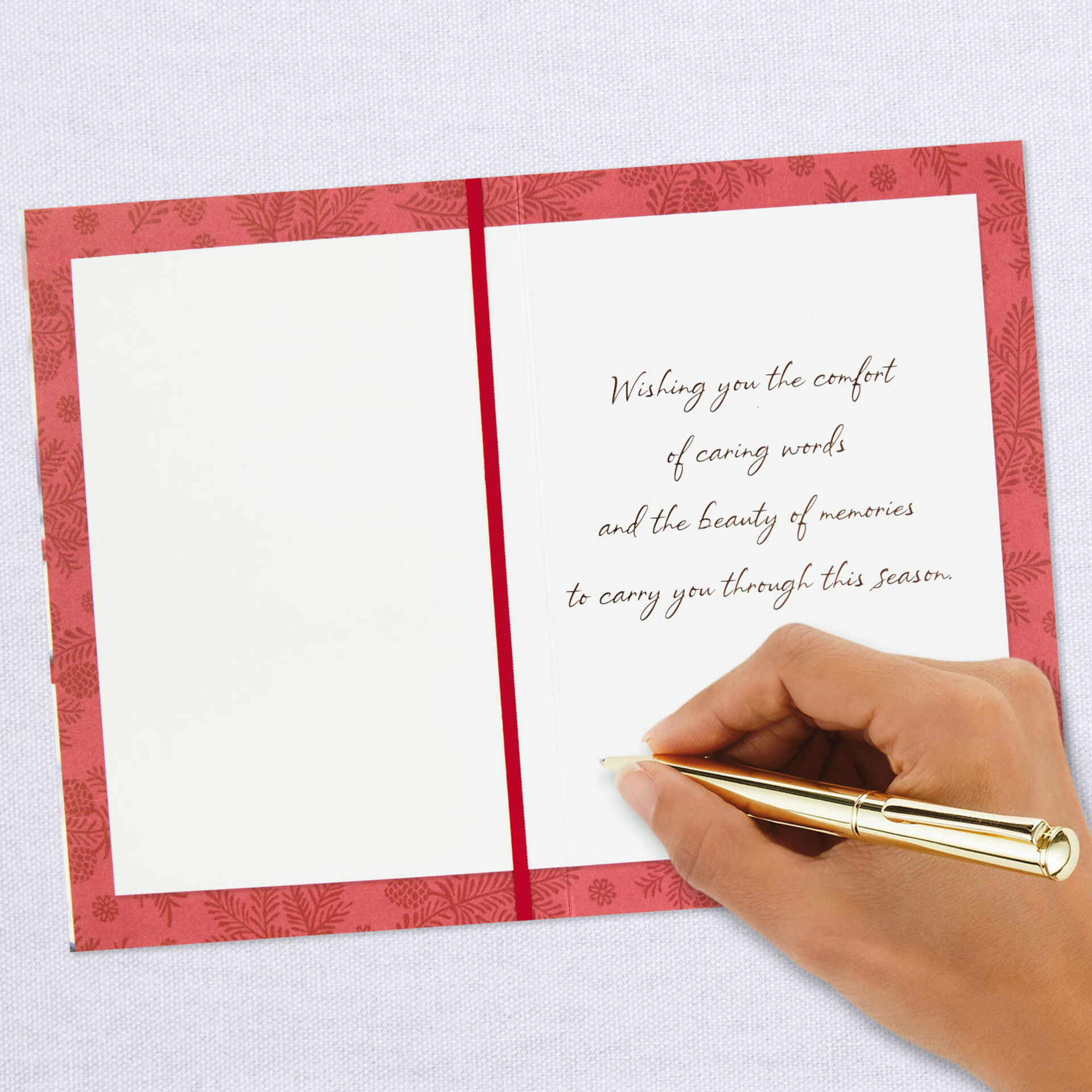 A Time for Remembering Christmas Sympathy Card - Greeting Cards - Hallmark