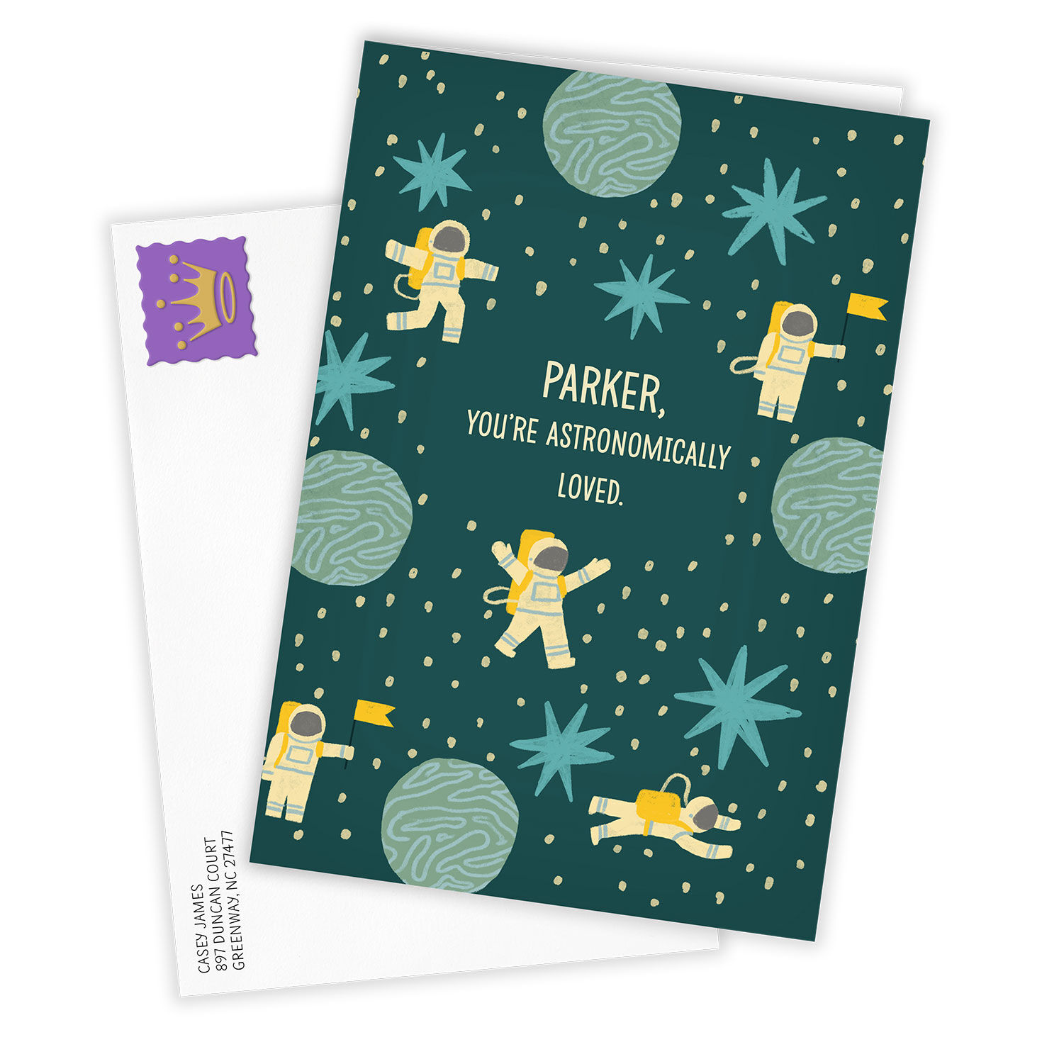 Galaxy of Happy Custom Card, , large image number 2