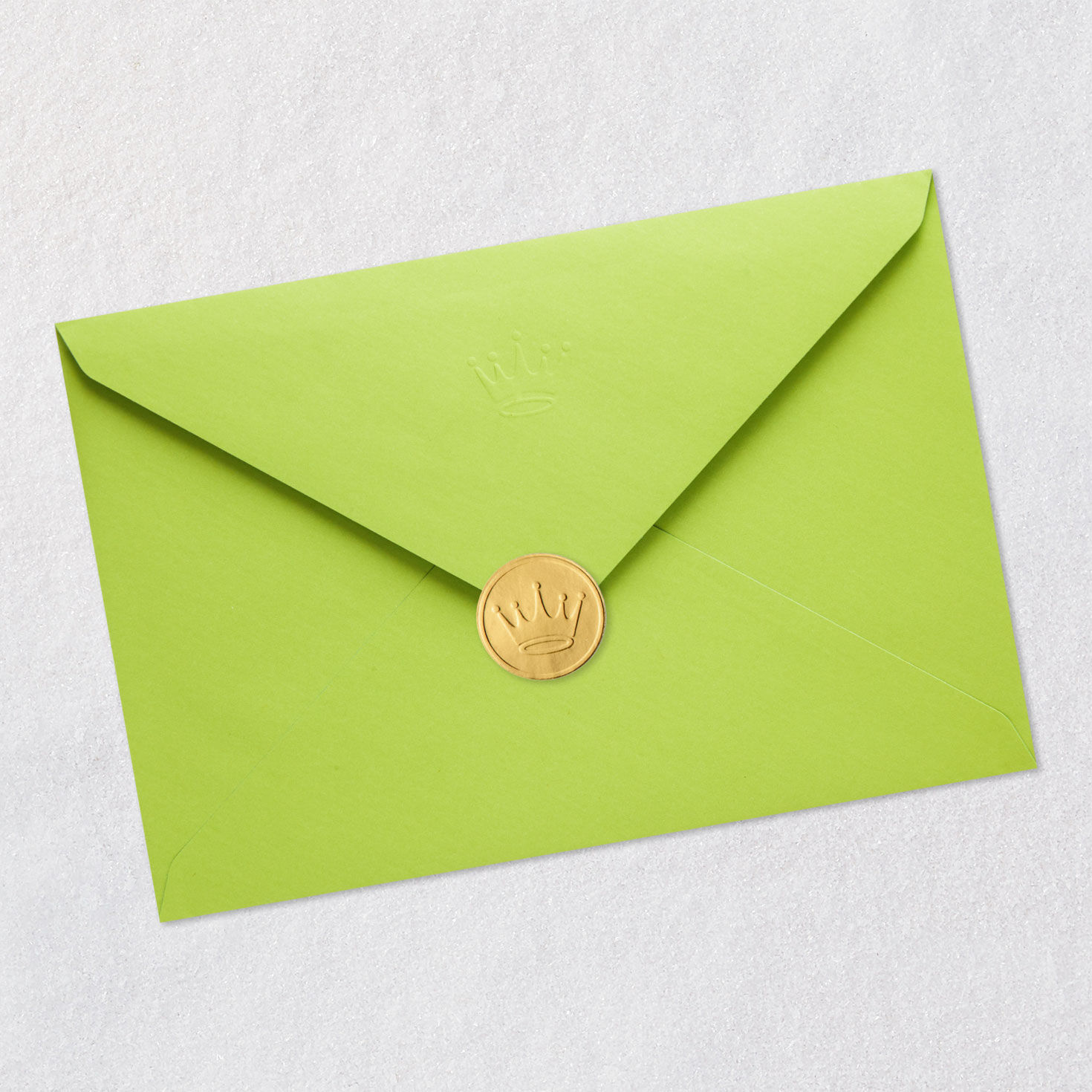 Smiling Earth Teacher Thank You Card Envelope Back with Seal image number 7