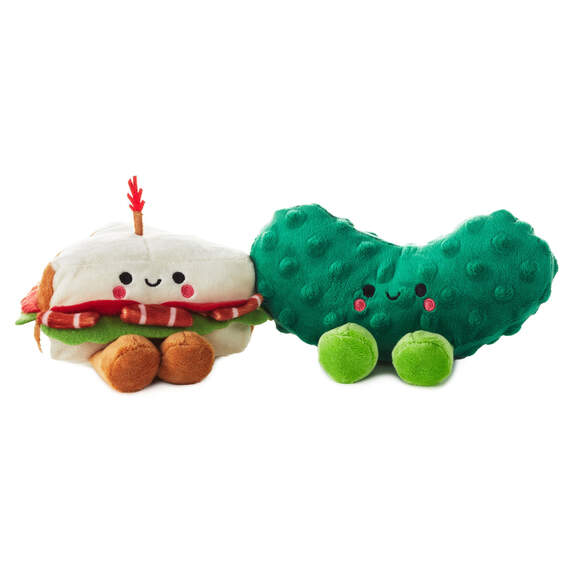 Better Together BLT and Pickle Magnetic Plush Pair, 4", , large image number 1