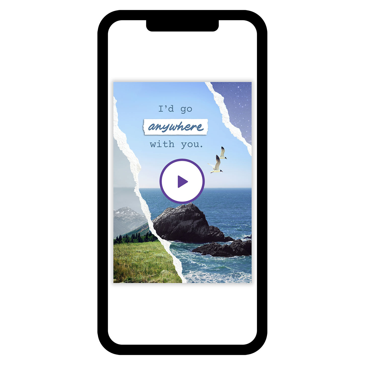 I'd Go Anywhere With You Love eCard