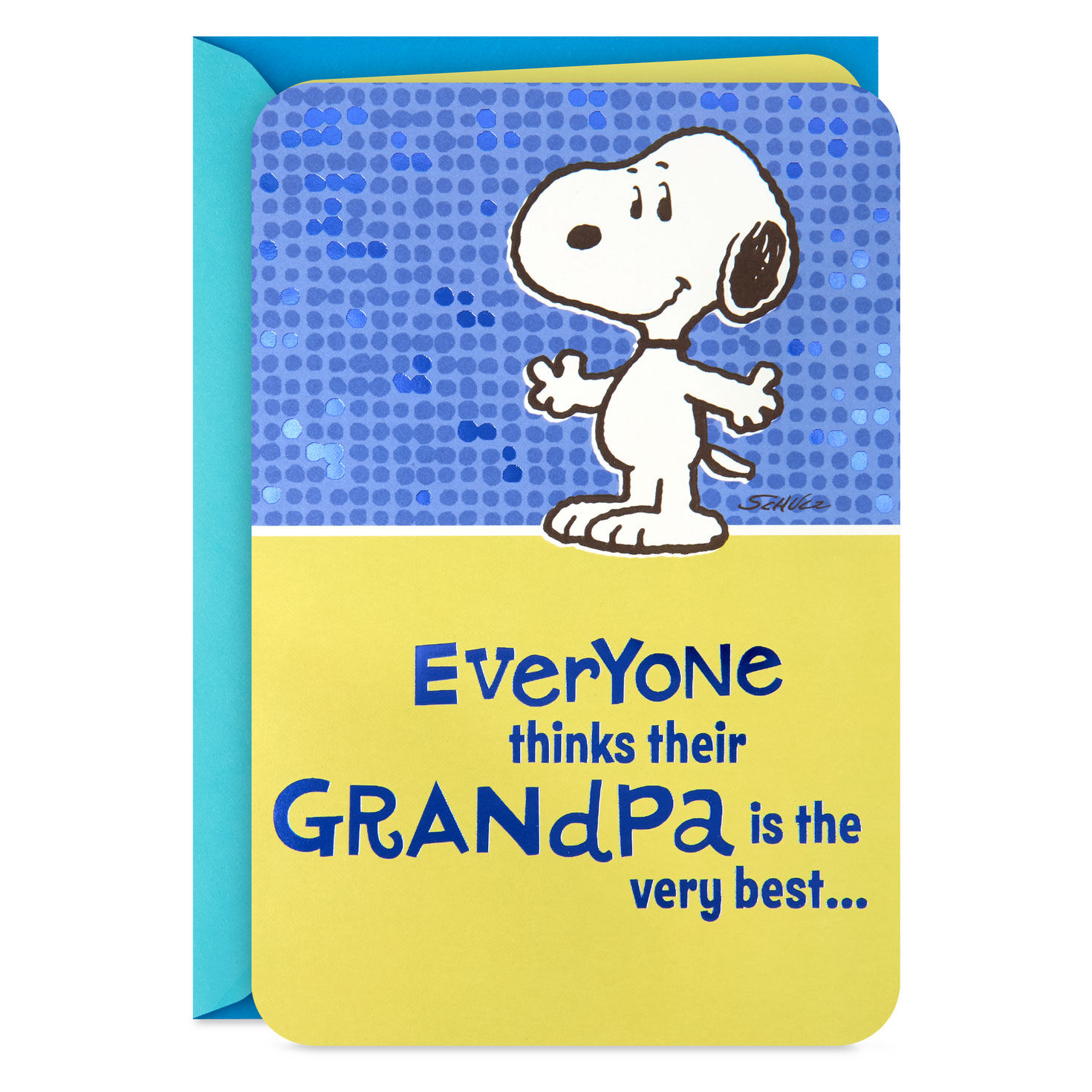 Peanuts® You're the Very Best Pop-Up Father's Day Card for Grandpa