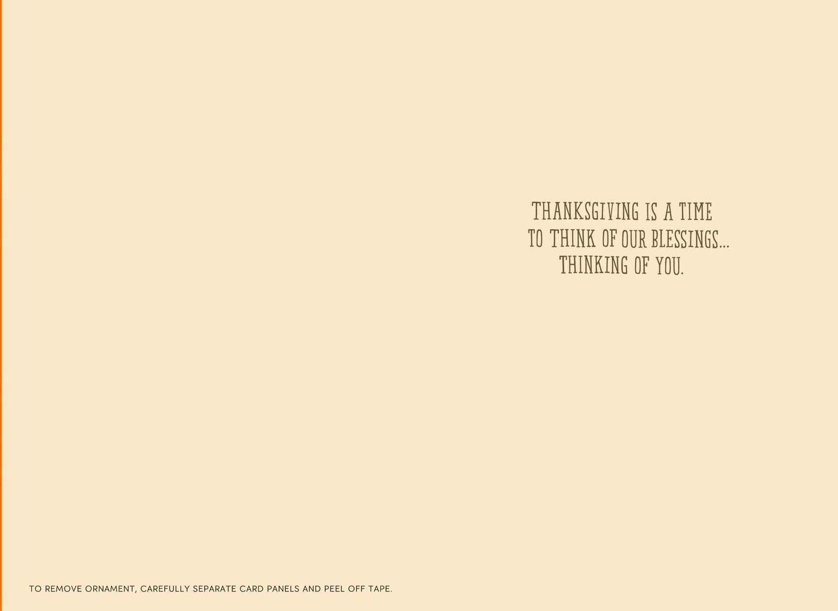 Blessed Religious Thanksgiving Card