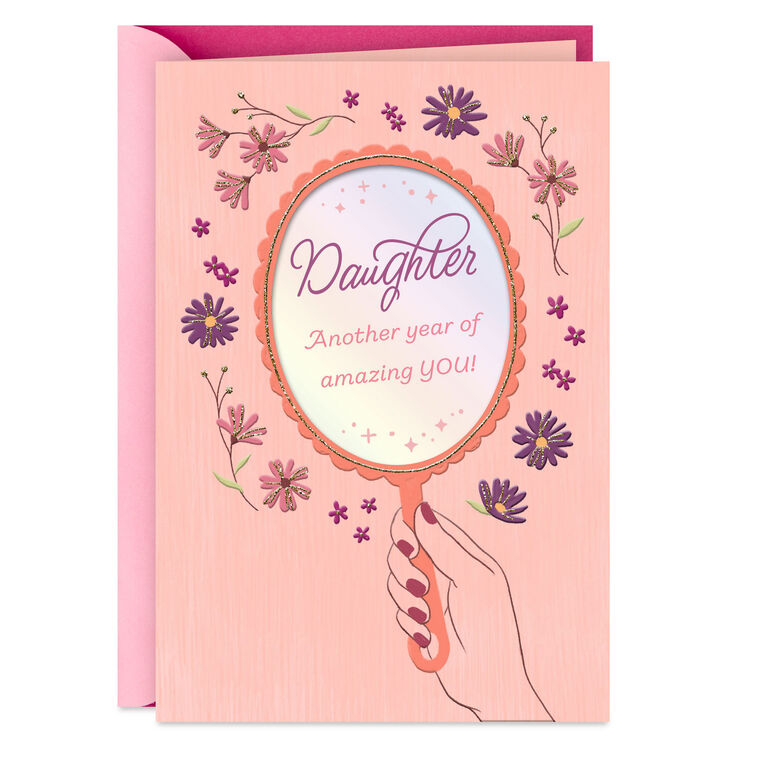 Amazing You Religious Birthday Card for Daughter