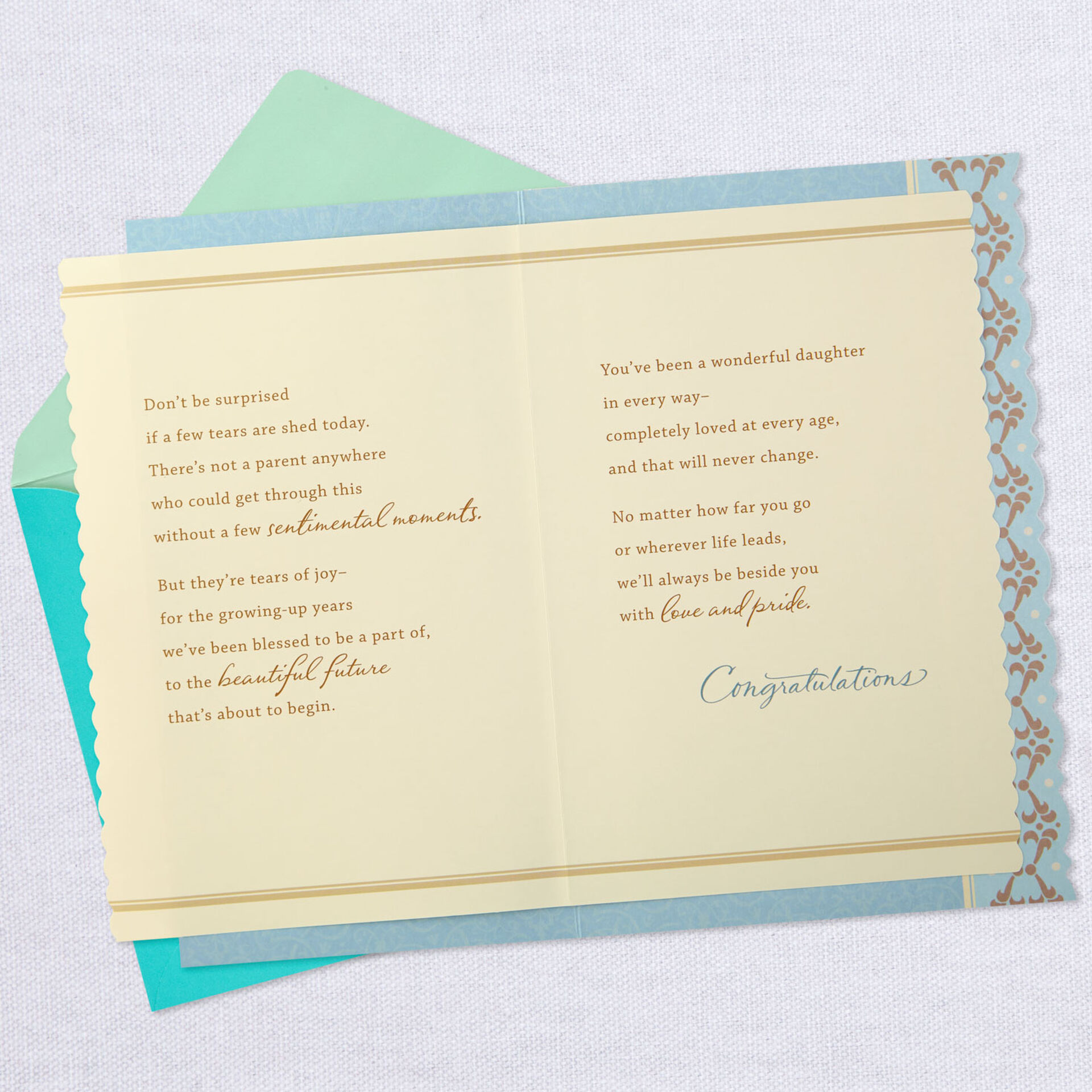 You're Wonderful, Daughter Graduation Card - Greeting Cards - Hallmark