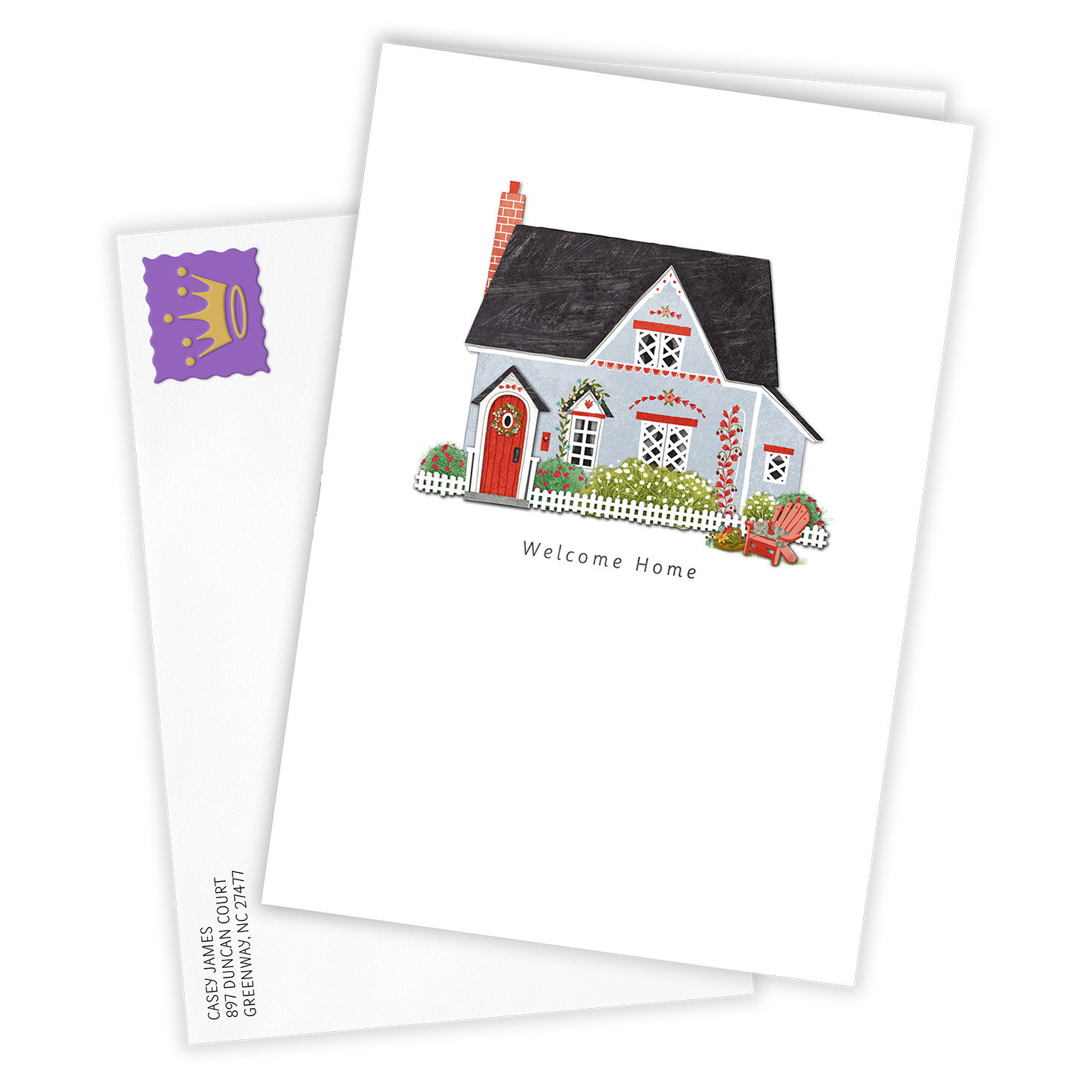 Cute House Custom Housewarming Card, , large image number 2