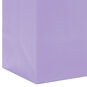 13" Solid Lavender Large Gift Bag, Lavender, large image number 5
