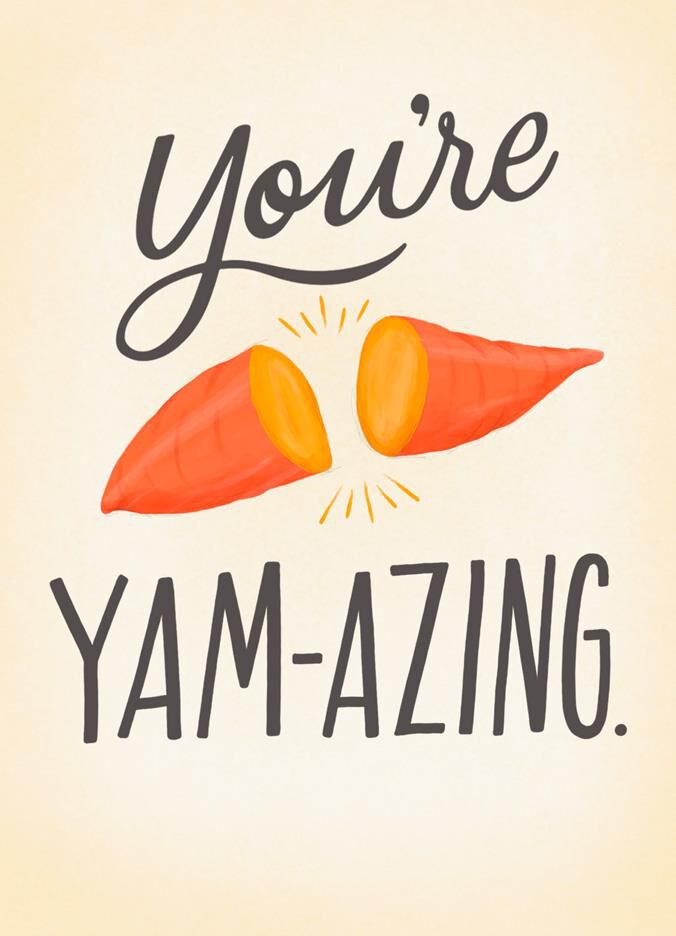 You're YamMazing Thanksgiving Card Greeting Cards Hallmark