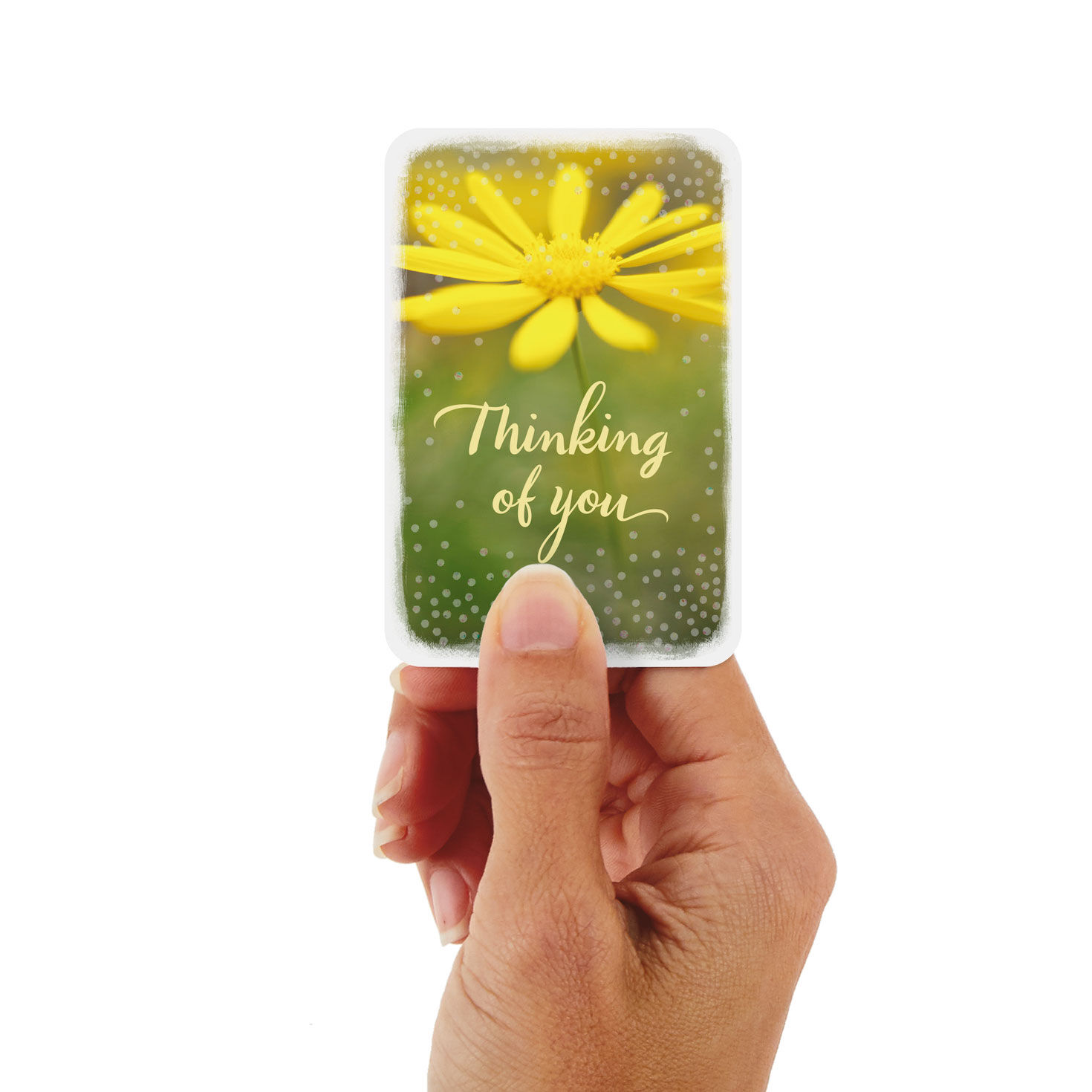 3.25" Mini Hope You're Having a Good Day Thinking of You Card