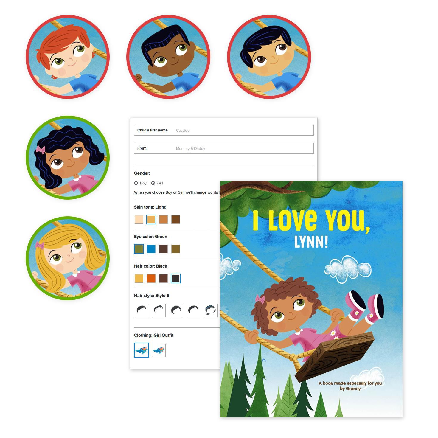 personalized baby books from grandparents