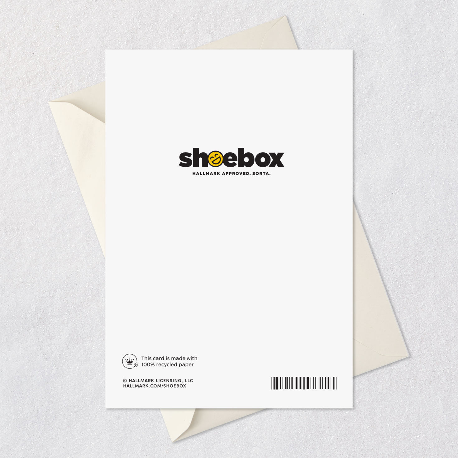 Gray Sloth Funny Belated Birthday Card Card Back with Envelope image number 7