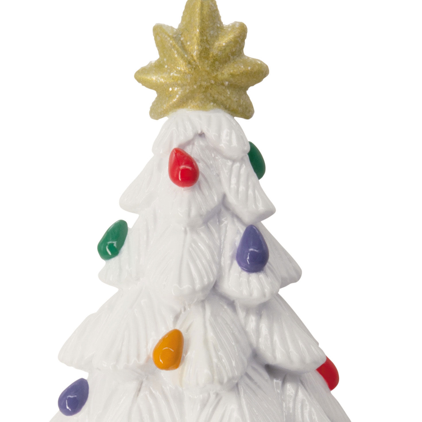 Vintage Pottery Christmas Tree Hallmark Ornament, , large image number 4