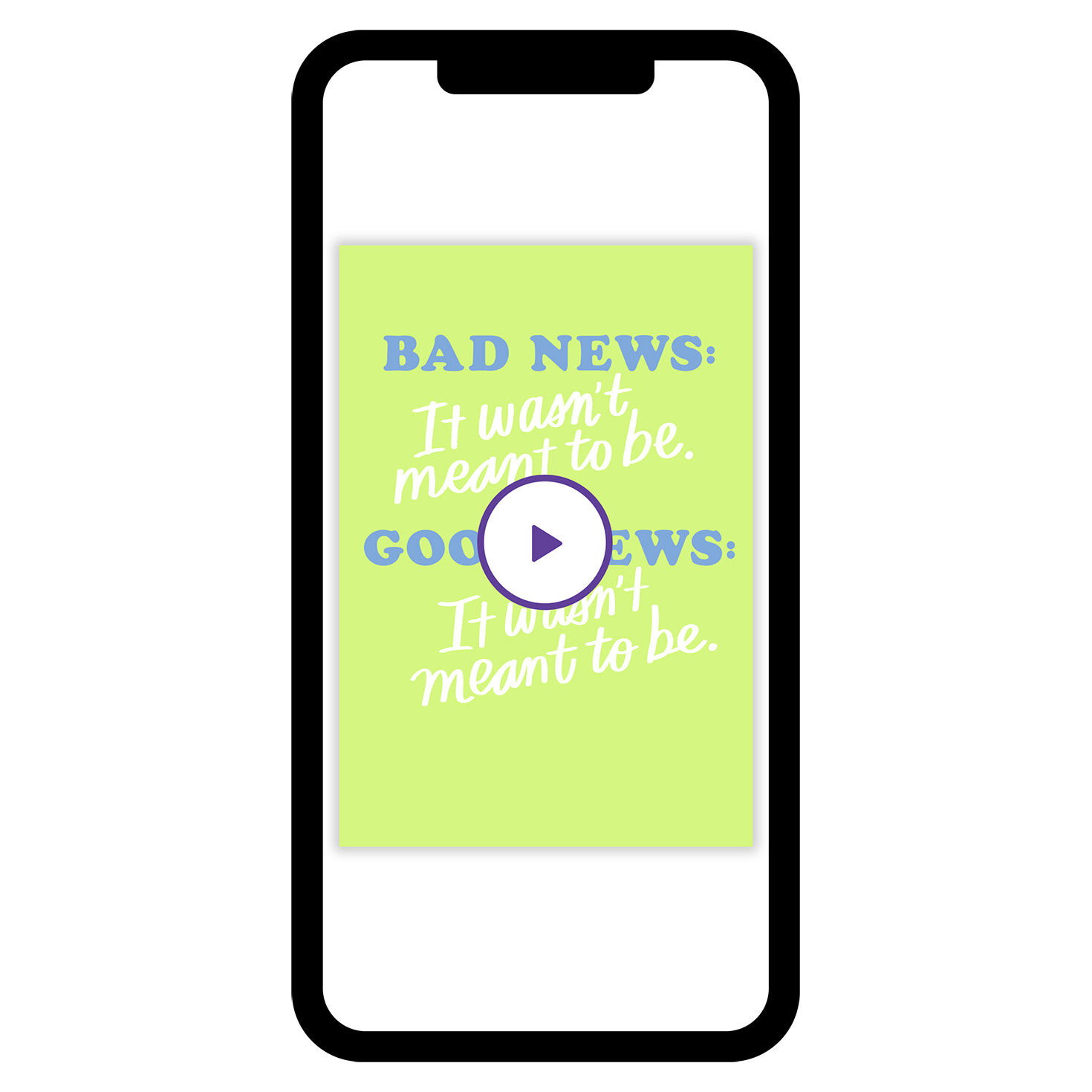 Good News Bad News Encouragement eCard