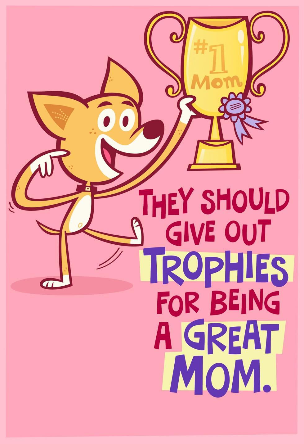 Trophy #1 Mom Musical Mother’s Day Card