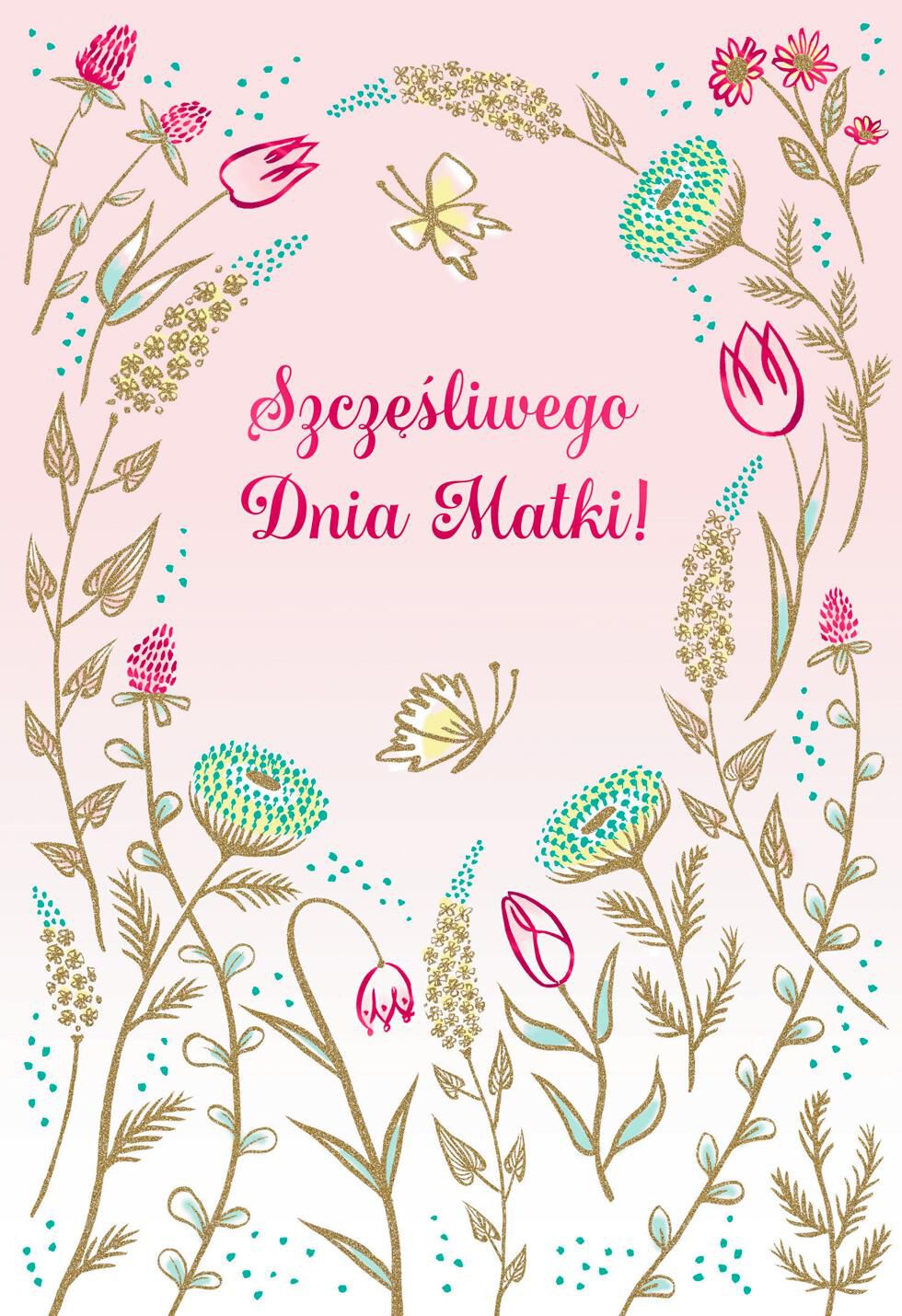 Polish-Language Mother's Day Card