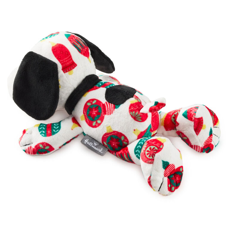 Peanuts Ornament Print Floppy Snoopy Plush back image number 2