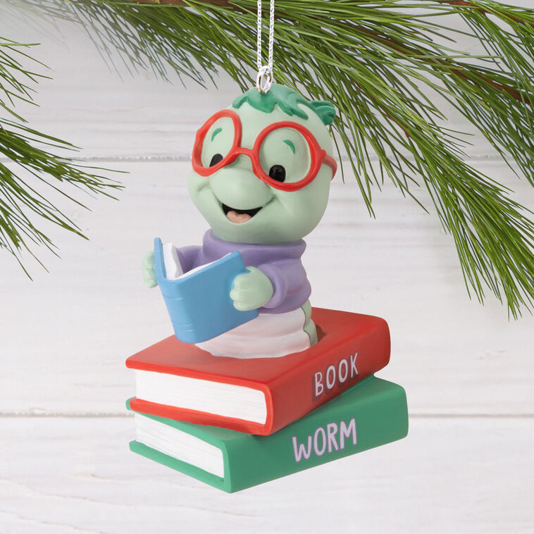 Bookworm Hallmark Ornament, , large image number 2