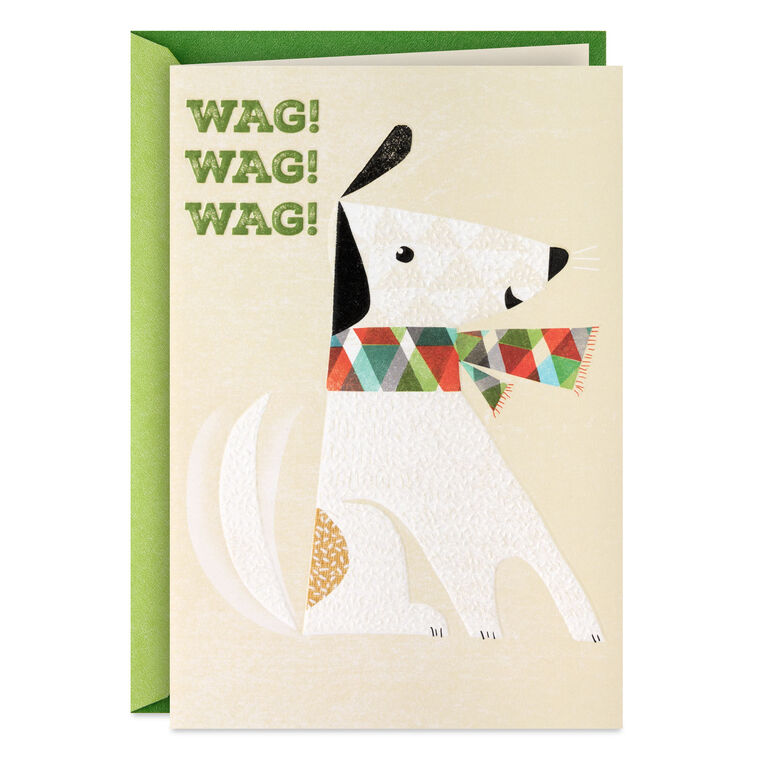Love You More Than Woofs Can Say Holiday Card From the Dog