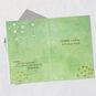 Bunny and Flowers Religious Encouragement Card Open card with envelope image number 4