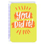You Did It Orange and Yellow Congratulations Card Card Front image number 1