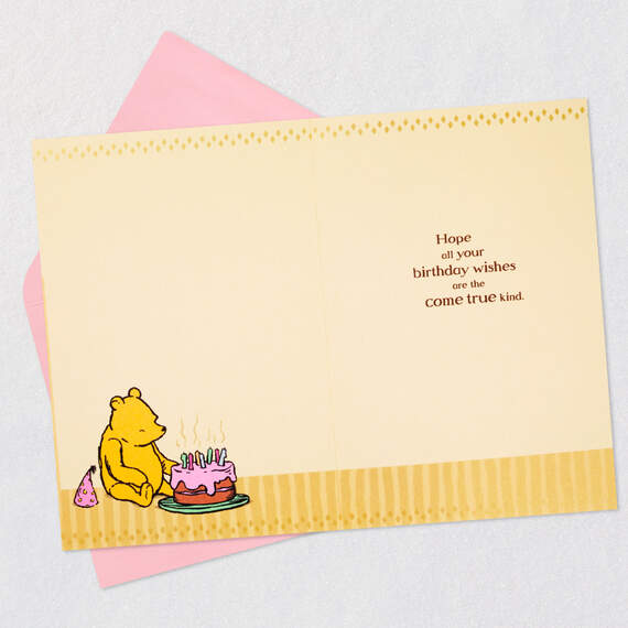 Disney Winnie the Pooh Wishes Come True Birthday Card, , large image number 3