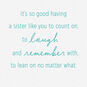 Love Being Sisters With You Birthday Card, , large image number 2