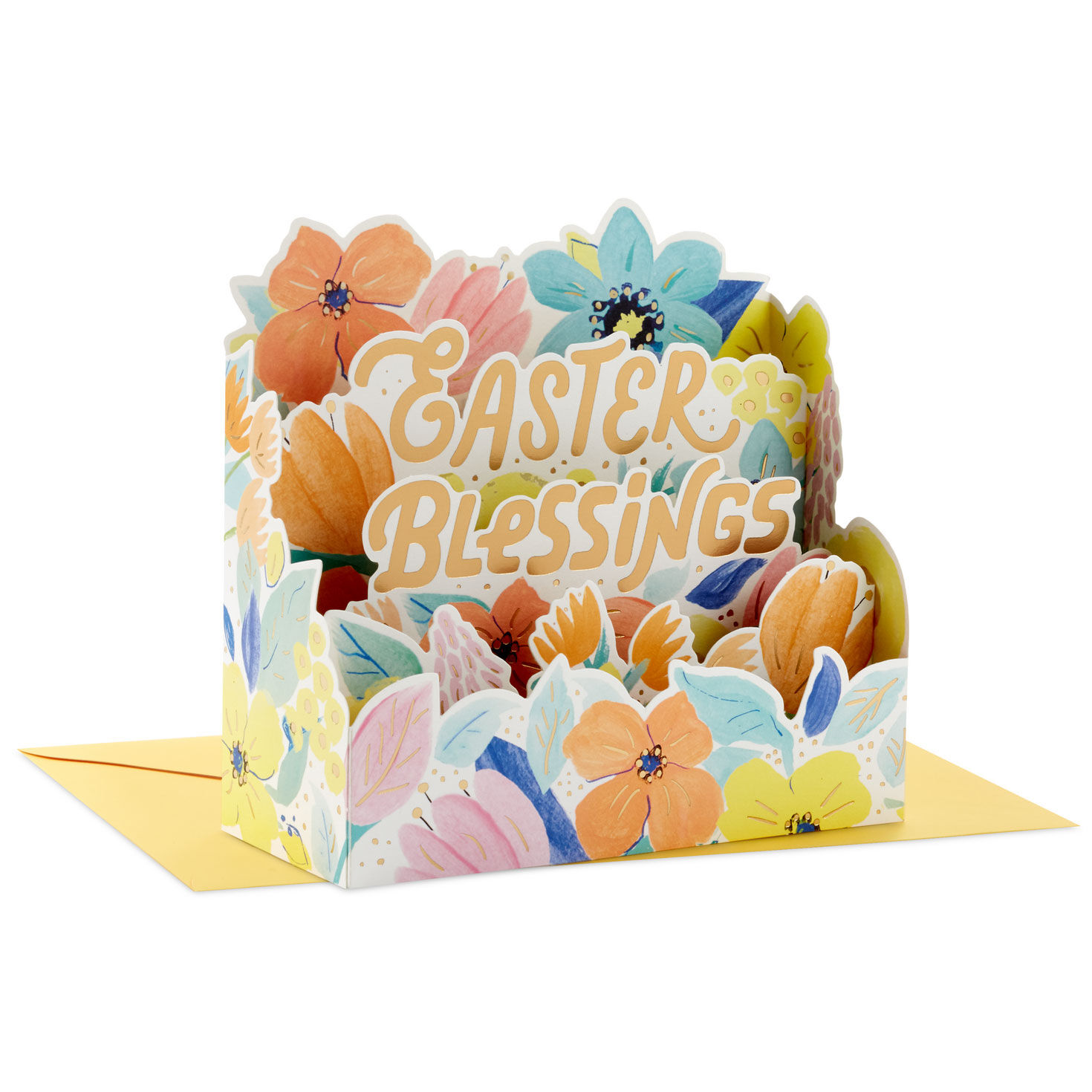 Easter Blessings Keep Blooming 3D Pop-Up Easter Card