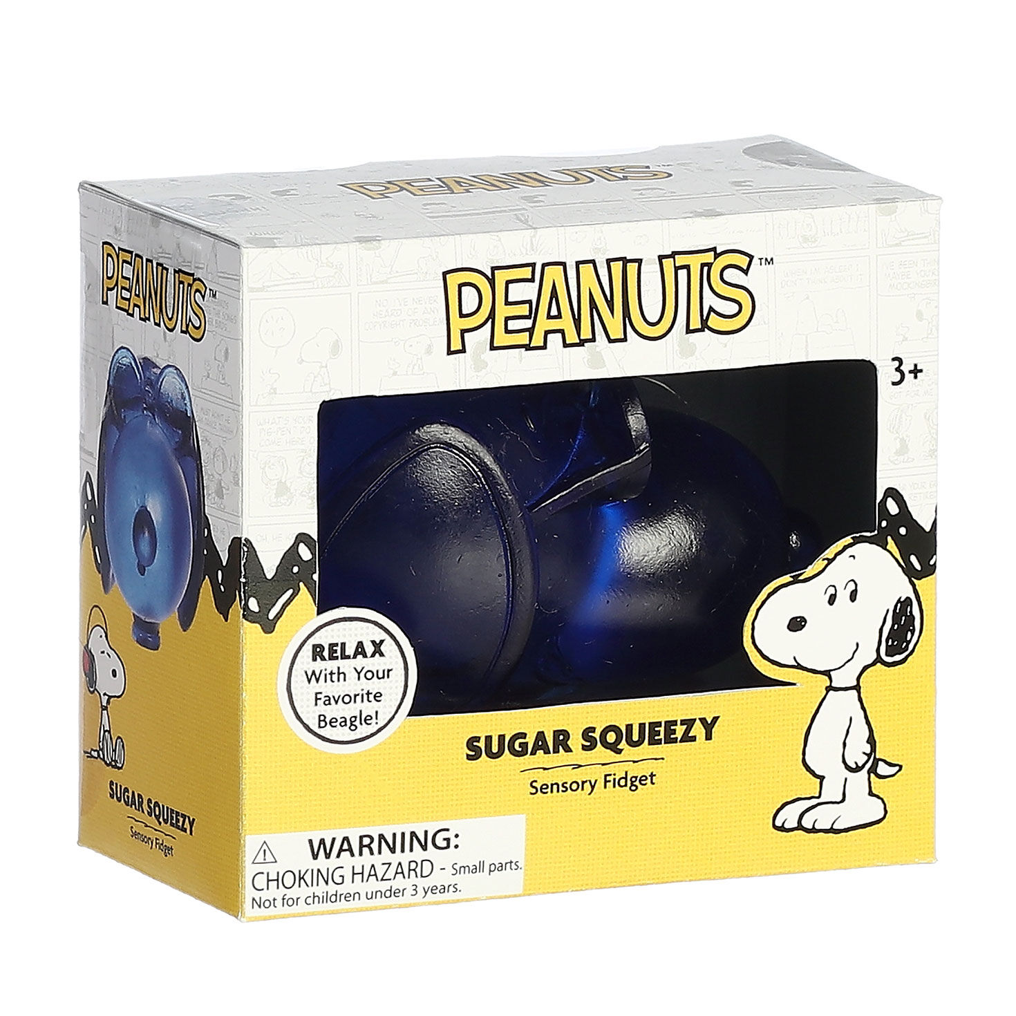 Aurora Peanuts Joe Cool Snoopy Sugar Squeezy Fidget Toy, , large image number 6