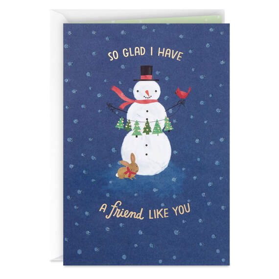 So Glad to Have a Friend Like You Christmas Card, , large image number 1