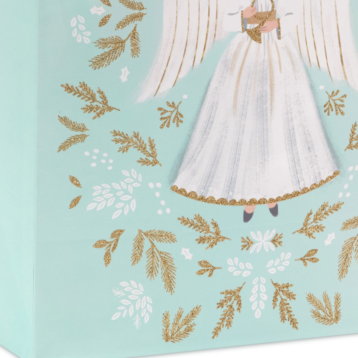 13" Angel Illustration on Blue Large Christmas Gift Bag for only USD 4.49 | Hallmark