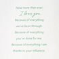 Pretty Poinsettia Flower Wife Christmas Card Sentiment image number 2