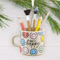 Smiley Faces Happy Mug Christmas Ornament hanging on tree image number 2