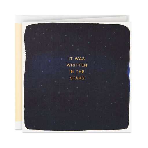 Written in the Stars Anniversary Card, 