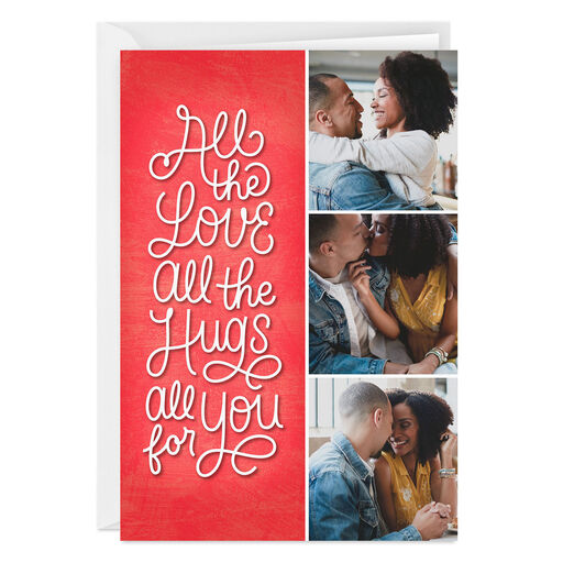 Personalized All For You Love Photo Card, 