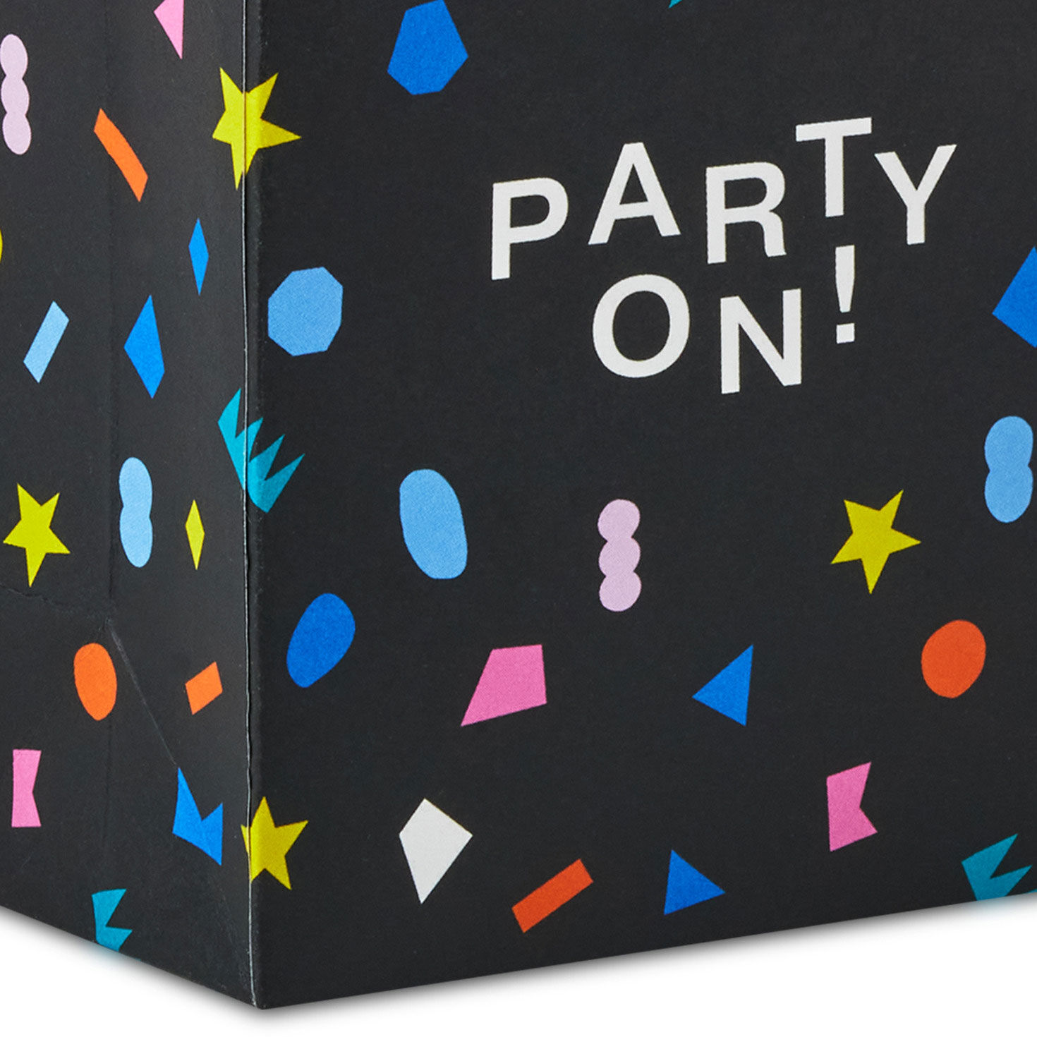 4" "Party On" Mini Treat Bags With Handles, Pack of 4, , large image number 5