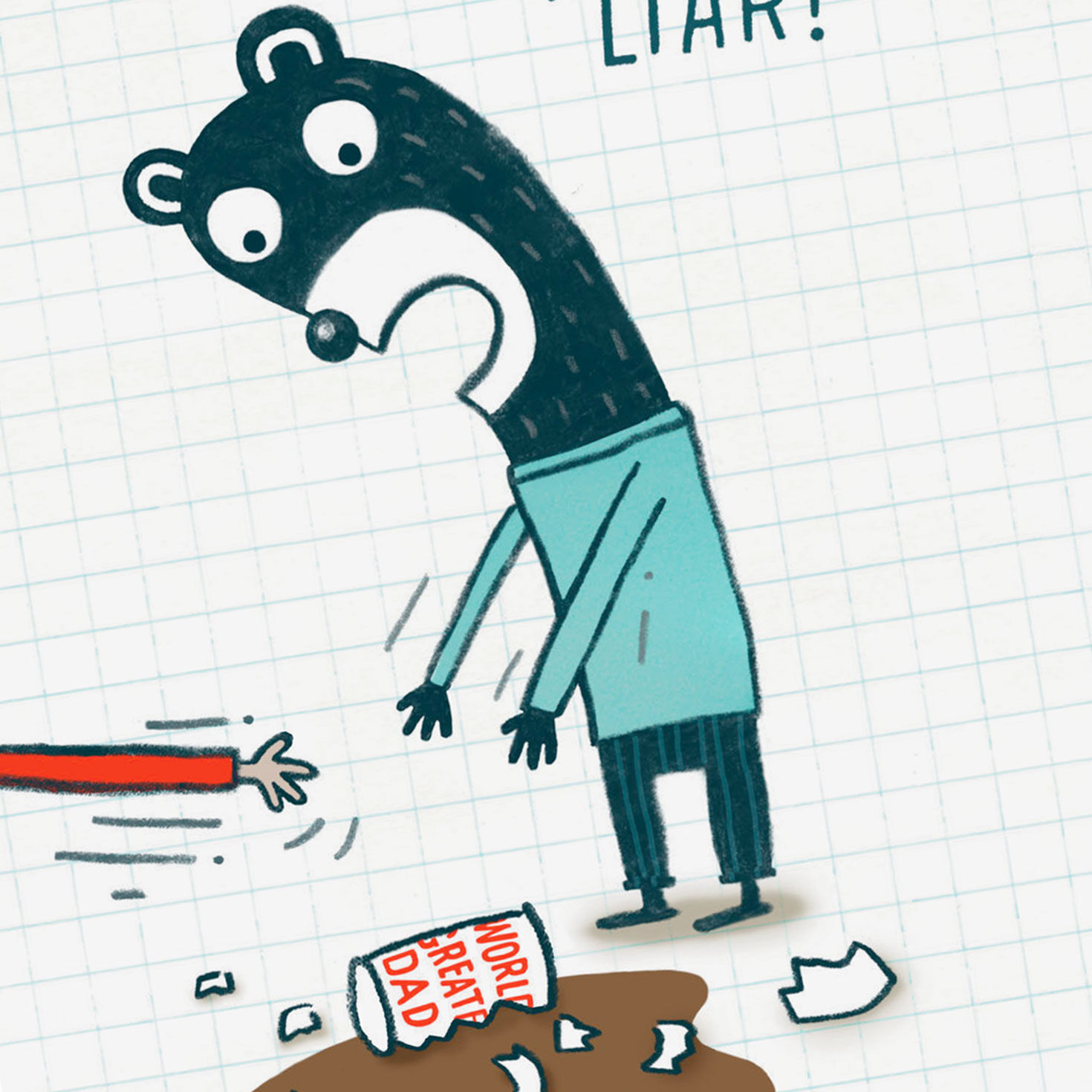 World's Greatest Dad Mug Funny Birthday Card for Dad Card Front Detail image number 4