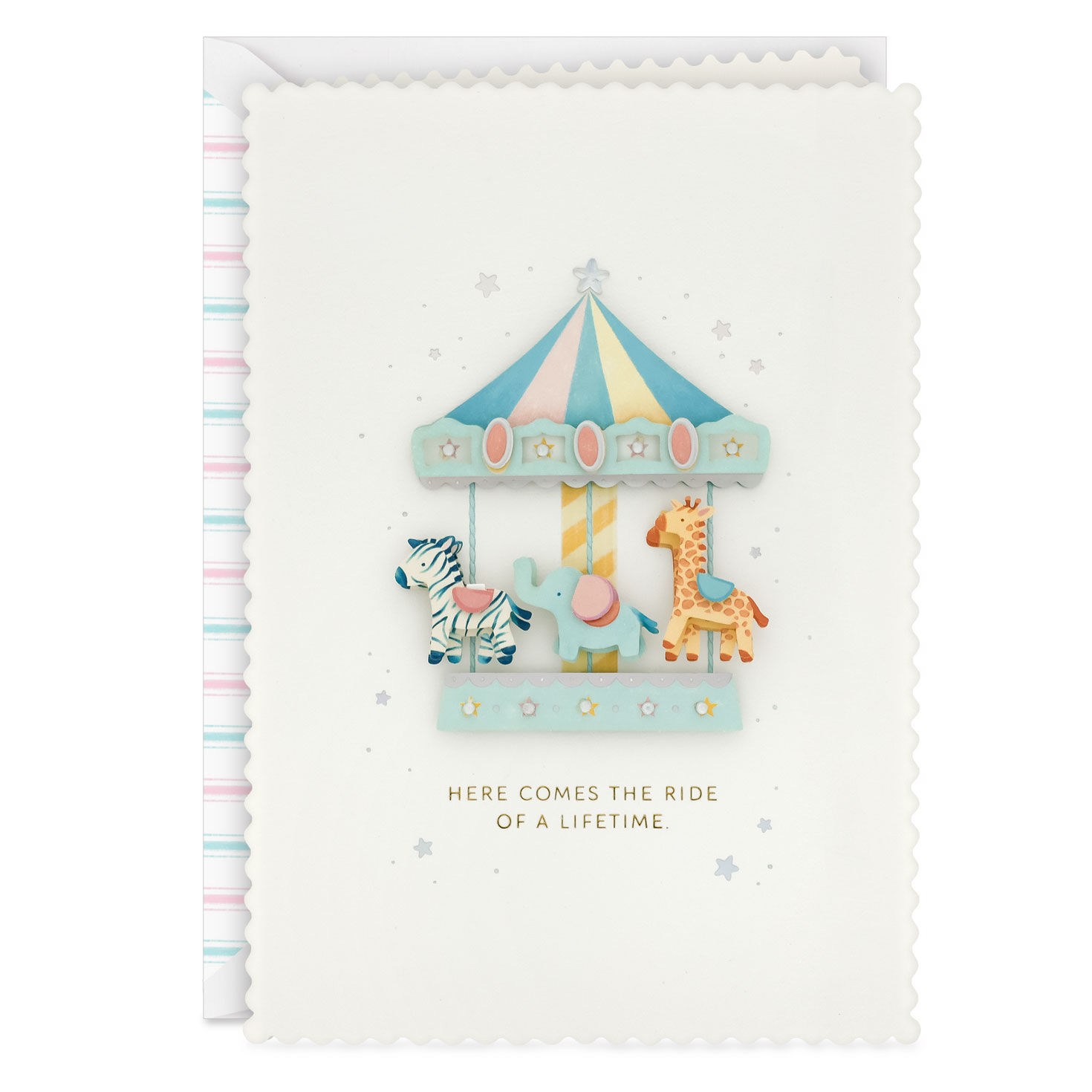 The Ride of a Lifetime New Baby Card