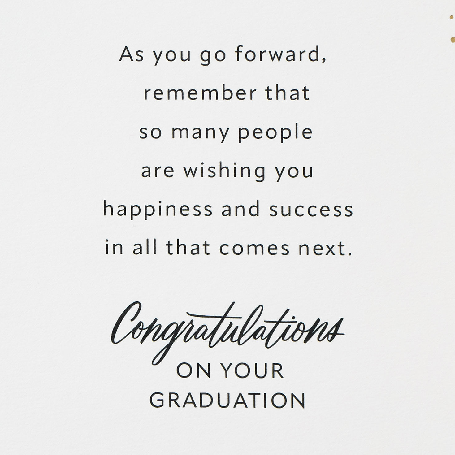 Pink Watercolor Brushstrokes Graduation Card Sentiment image number 2
