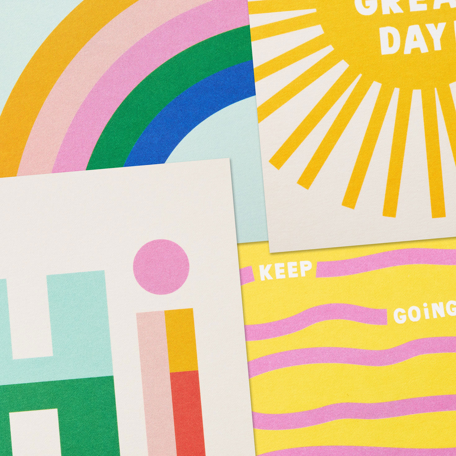 Sun and Rainbow Boxed Blank Note Cards Assortment Cover Details image number 5