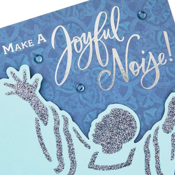 Make a Joyful Noise Choir Christmas Card, , large image number 4