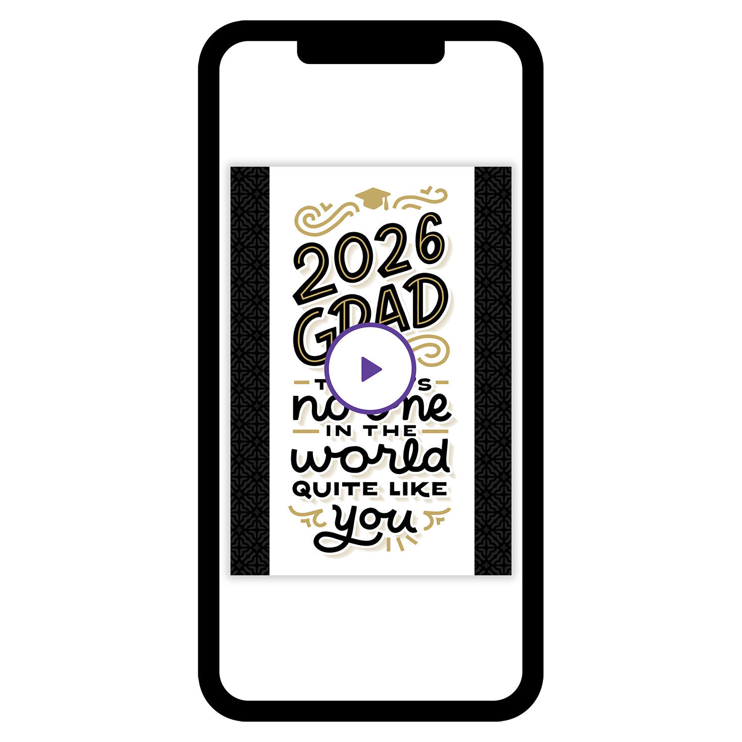 No One in the World Like You 2026 Custom Graduation eCard