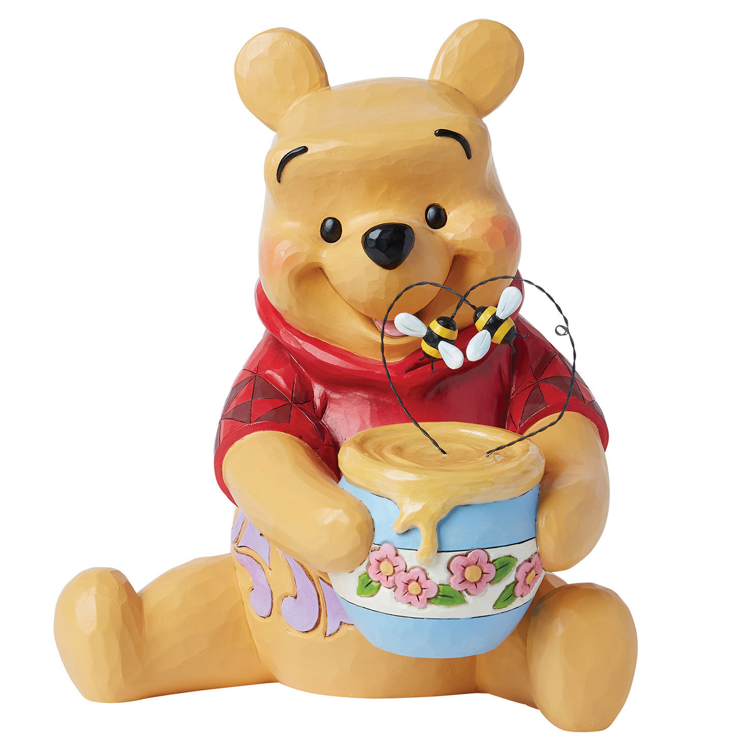 Jim Shore Disney Traditions Pooh With Honey Pot Figurine, 12
