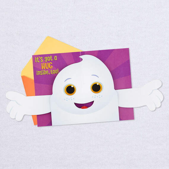 Cute Ghost Hug Pop-Up Halloween Card, , large image number 3