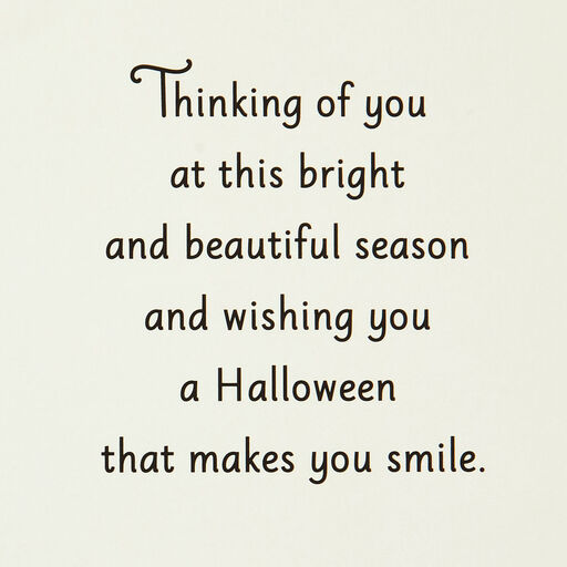 Happy Smiles Across the Miles Halloween Card, 
