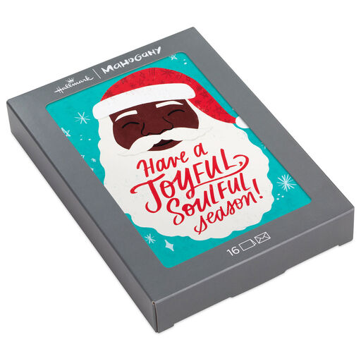 Jolly Santa Boxed Christmas Cards, Pack of 16, 