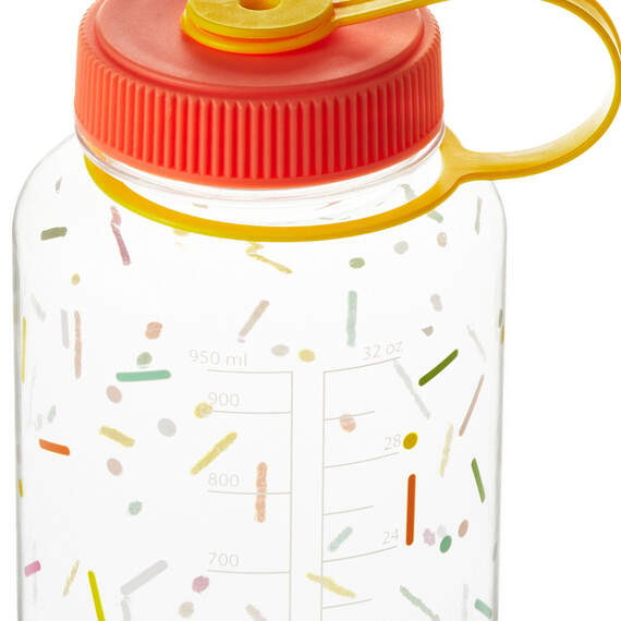 Confetti Water Bottle With Stickers, 32 oz., , large image number 4