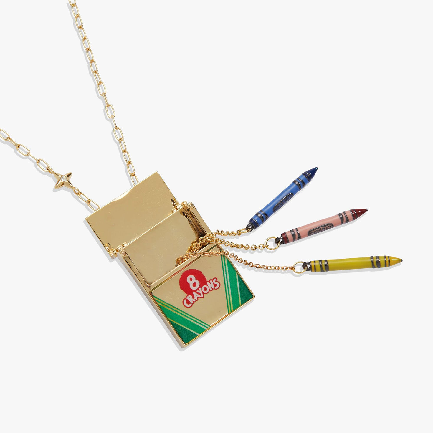 Alex And Ani Crayola 'To Teach Is To Color A Life Forever' Crayon Box Locket closeup view image number 3