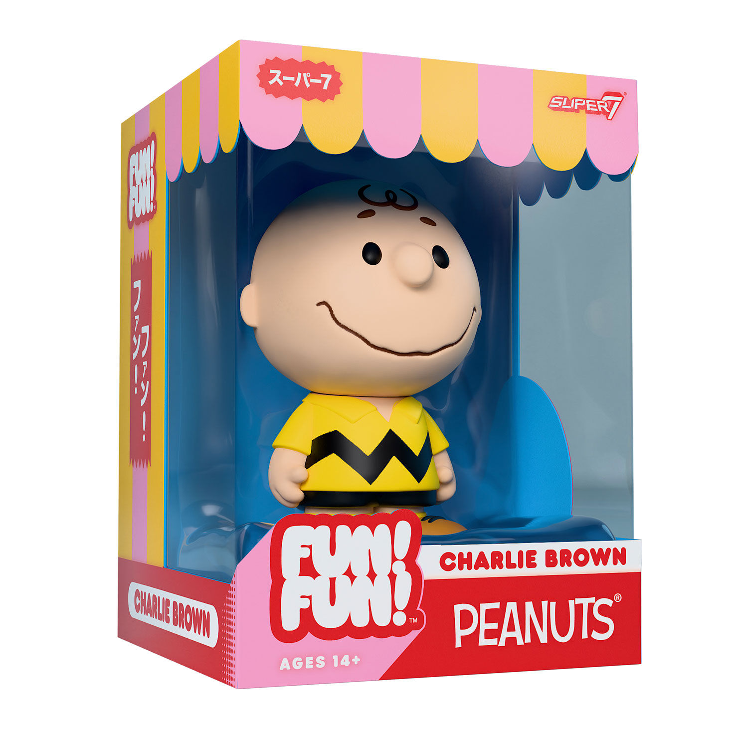 Super7 Peanuts Fun Fun Charlie Brown Vinyl Figurine, 5